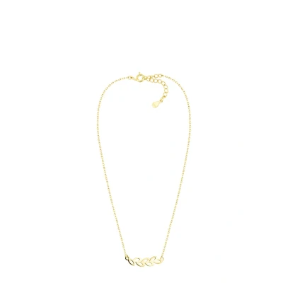 Immagine di Sofia Milani Collana da Donna in Argento 925 Placcata Oro Ciondolo a Foglia N0711