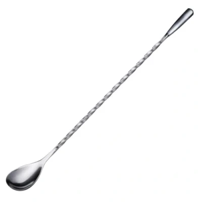 Immagine di Westmark cucchiaio da bar James pratico accessorio per miscelare i cocktail, a spirale di alta qualità deliziosi long drink, manico lungo acciaio inox 18/8