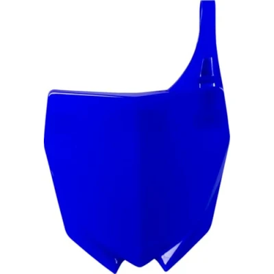 Immagine di POLISPORT 8678400003 Tabella portanumero replica OEM realizzata in plastica lucida resistente e durevole compatibile con le moto Yamaha colore blu