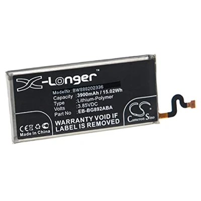 Immagine di vhbw batteria compatibile con Samsung Galaxy S8 Active, Active TD LTE smartphone cellulare (3900mAh, 3,85V, Li Poly)