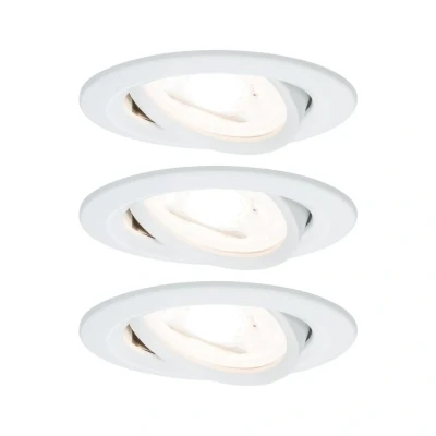 Immagine di Paulmann 93467 Lampada da incasso Kit 3 LED (monocolore) GU10 19.5 W Bianco opaco