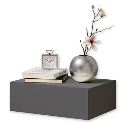 Immagine di Stella Trading TAJO Comodino sospeso, Effetto Rovere Sonoma, con cassetto e Molto Spazio, Legno ingegnerizzato, 42 x 14 30 cm