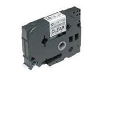 Immagine di Brother TZe S131 Nastro con adesivo extra resistente Colore Nastro: Trasparente carattere: Nero 12 mm 8 m