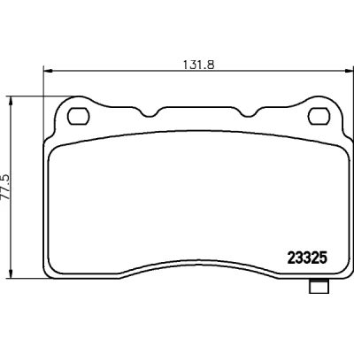 Immagine di HELLA 8DB 355 015 481 Kit pastiglie freno con segnalatore acustico usura accessori OPEL: Insignia A Sports Tourer, Astra J Hatchback