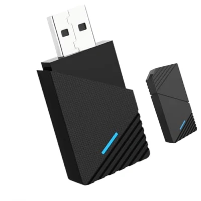 Immagine di CarPlay Wireless Adapter per iPhone, Mini Car Play Dongle Converte da cablato in Wireless,USB C/A Plug &amp; Play, Compatibile con iOS 12+ Auto