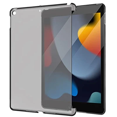 Immagine di MoKo Smart Cover per Nuovo 10.2 Pollici iPad 8a Generazione 2020, 7a 2019, unità Sola di Protettore Semi Trasparente Policarbonato Duro Tablet Nero