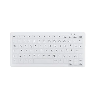 Immagine di Active Key AK C4110F FUS W/GE Senza fili, fili (radio) Mouse igenici Tedesco, QWERTZ Bianco