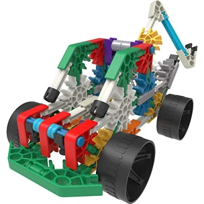 Immagine di K&#039;NEX 80206 Beginner Building Set, Build 10 3D Models, Educational Toys, 125 Piece Stem Learning Kit, Engineering for Kids, Colourful Construction Toy Children Aged 7 +