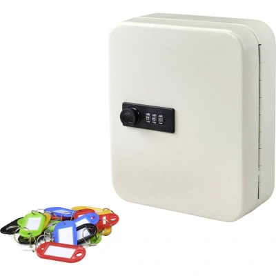 Immagine di Sygonix Cassetta porta chiavi SY 4737738 Numero di ganci 20 Bianco