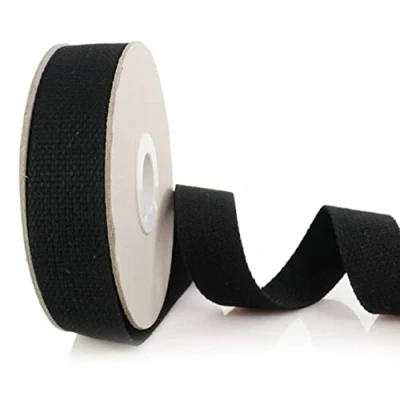 Immagine di Trimz Trimz1905 5 30 1 Fettuccia in Cotone Resistente, Nero, 5m x 30mm, unità