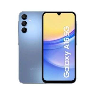 Immagine di Samsung Galaxy A15 5G, Smartphone Android 14, Display Super AMOLED 6.5&quot; FHD+, 4GB RAM, 128GB, memoria interna espandibile fino a 1TB, Batteria 5.000 mAh, Blue [Versione Italiana]