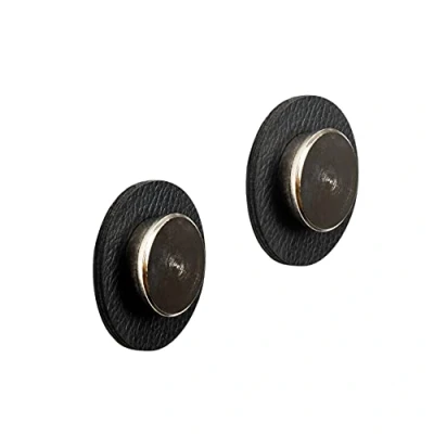 Immagine di silwy® Magnetic Pins Smart incl. Cuscinetti in Gel Nano Metallico Nero mai più Trapano o Vite