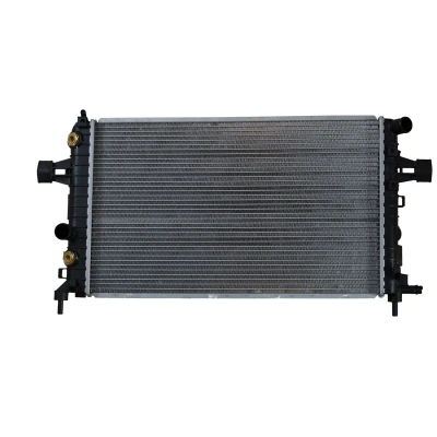Immagine di NRF EASY FIT 53441 Radiatore motore Alluminio 605 366 17 con bussola in gomma Alette di raffreddamento saldate OPEL: Zafira B, Astra H Caravan