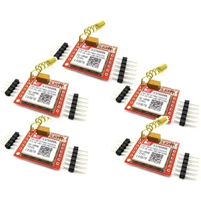 Immagine di 5pcs SIM800L GPRS GSM Module PCB Antenna SIM Board Quad band