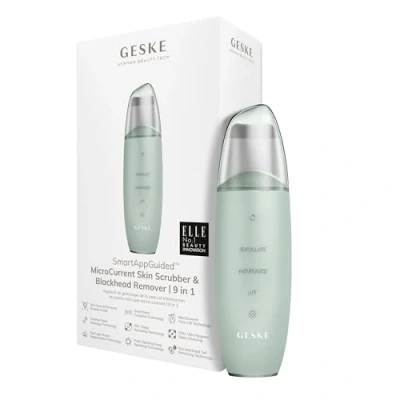 Immagine di Geske Microcurrent SKIN Scrubber Blackhead Remover 9 IN 1 Electronic Tools SMARTAPPGUIDED Accessori skincare, Taglia: One Size, Green