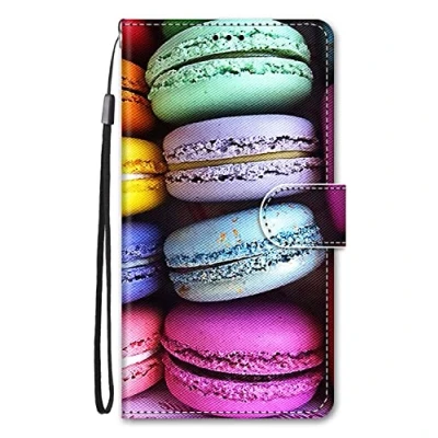 Immagine di Nodigo EU per Samsung Galaxy A55 5G Cover a Libro Book Pelle PU Portafoglio Magnetica Custodia con Disegni Animale Motivo Antiurto Flip Silicone Bumper Case Macaron