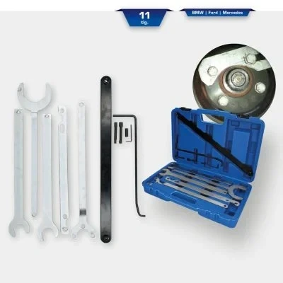 Immagine di BRILLIANT TOOLS BT521250 Kit Chiave mozzo Ventola, 11 pz [Powered by KS Tools]