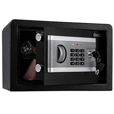 Immagine di KESSER® Cassaforte elettr. Incl. box batteria elettronica 3x doppio cilindro di bloccaggio a muro pavimento mobile Illuminazione interna (S)