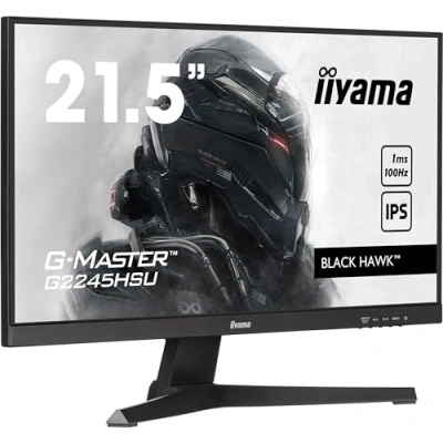 Immagine di Iiyama G Master Black Hawk G2245HSU B2 Monitor da gioco ERP E (A G) 54.6 cm (21.5 pollici) 1920 x 1080 Pixel 16:9 1 ms HDMI ™, DisplayPort, Cuffie (jack