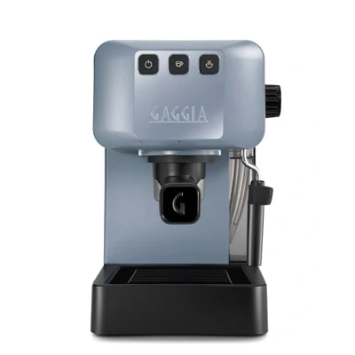 Immagine di Gaggia EG2109 Grey Macchina Manuale da Caffè Espresso, Macinato o Cialde, Sistema POD per Espressi Cremosi Con Pre Infusione Automatica, 15 bar, Modello 2023, 100% Made in Italy