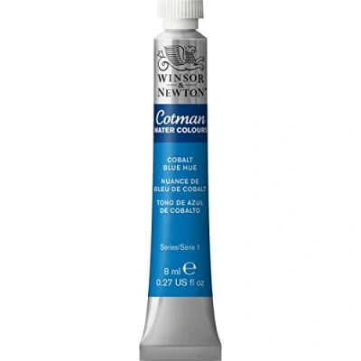 Immagine di Winsor &amp; Newton Cotman 8840090 colore ad acquerello, colori vivaci di alta qualità con ottime caratteristiche lavorazione, tubo da 8 ml, blu cobalto