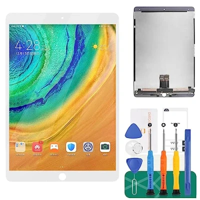 Immagine di Per iPad Pro 10.5 Display LCD Sostituzione 2017 A1701 A1709 Touch Screen Digitizer Pannello di Vetro Assemblea Completa Parti Riparazione Kit (bianco)