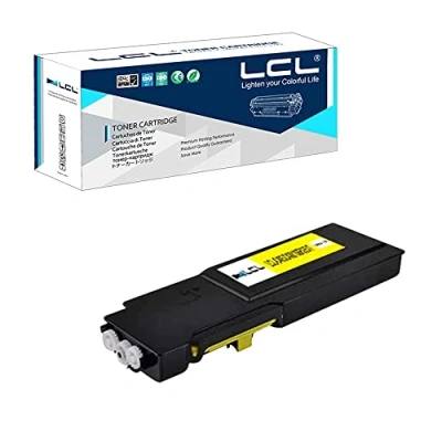 Immagine di LCL Cartucce Toner Rigenerate C400 C400V C400N C400DN C405 C405V C405N C405DN 106R03501 106R03517 4800Pagine (1 Giallo) Sostituzione per Xerox Versalink