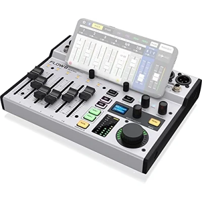 Immagine di BEHRINGER FLOW 8 MIXER DIGITALE INGRESSI AUDIO BLUETOOTH CONTROLLO APP 2 PROCESSORI EFFETTI USB