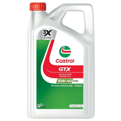 Immagine di Castrol GTX A3/B4 10W 40 5l Olio motore 15F8FC VOLKSWAGEN: TRANSPORTER 4 Bus, GOLF 3 Cabrio, 3, MERCEDES BENZ: Classe E Sedan, A