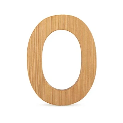 Immagine di Small Foot ABC Lettera o in bambù sostenibile, Super combinabile con Altre Lettere Come Decorazione targhetta, particolarmente Adatto per Imparare a Leggere Bambini (Onore)