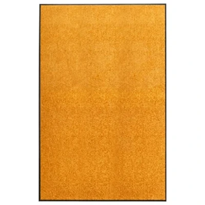 Immagine di vidaXL Zerbino Lavabile Moquette Tappetino Entrata Esterno Complementi Arredo Tessili Casa Tappeto Stuoino Ingresso Passatoia Arancione 120x180 cm