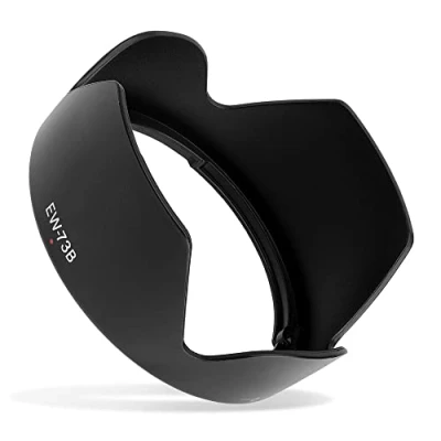 Immagine di CELLONIC® Paraluce Compatibile con Canon EF S 17 85mm f/4 5.6, 18 135mm f/3.5 5.6 IS baionetta EW 73B Lens Hood in Materiale Sintetico Protegge l&#039;obiettivo e la Lente da Urti Graffi