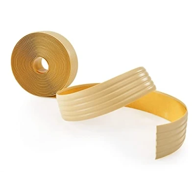 Immagine di Quest Strisce antiscivolo per vasca da bagno, doccia, scale, autoadesive, antiscivolo, lunghezza: 5 m, colore: crema