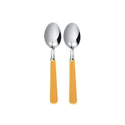 Immagine di Excelsa Set Cucchiaini in Acciaio Inox, Giallo, 2 Pezzi
