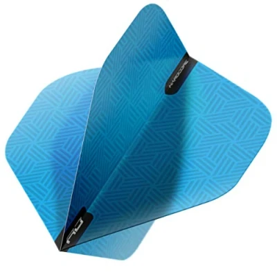 Immagine di Red Dragon Hardcore XT Blue Pattern Extra Thick Standard Flights 4 set per confezione (12 freccette in totale)