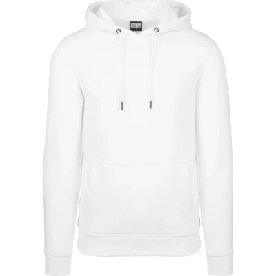 Immagine di Urban Classics Basic Felpa con cappuccio, Uomo, Taglia: Small, White