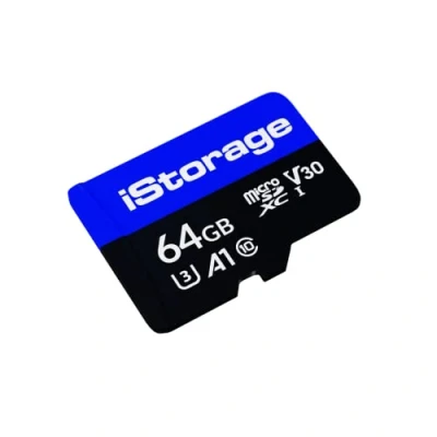 Immagine di iStorage microSD Card 64GB, Encrypt data stored on Cards using datAshur SD USB flash drive, Compatible with drives only