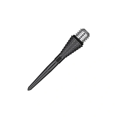 Immagine di Target Darts Conversion Punti Swiss Point Grooved Nero 30mm Freccette Convert Punta Morbida To d&#039;Acciaio
