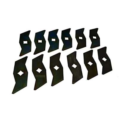 Immagine di 12 coltelli scarificatori compatibili con AL KO ALKO 36 VE, 360 38 VB, 380 Comfort Euromat