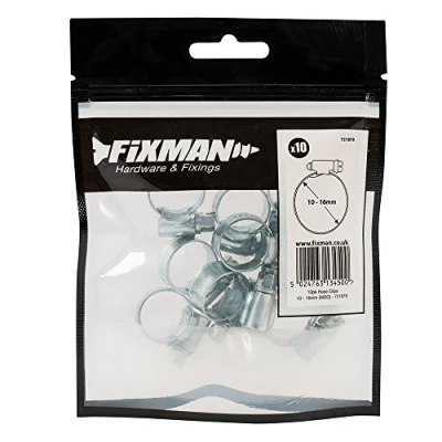 Immagine di FIXMAN 721879 Fascette stringitubo, 10 16 mm, colore: Nero