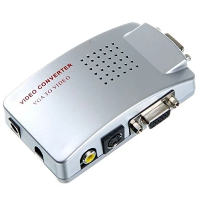 Immagine di TEMPO DI SALDI Convertitore Adattatore Video Da Vga A Av, Rca,s Per Monitor Pc Proiettori