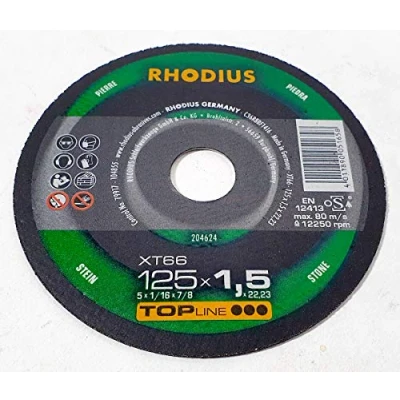 Immagine di Rhodius XT 66 204624 Disco di taglio dritto 125 mm 1 pz. Pietra