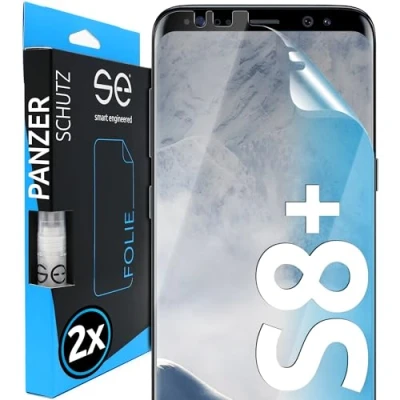 Immagine di smart engineered 3D Pellicola Protettiva per Schermo Samsung Galaxy S8 Plus [2 Pezzi Transparente, Case Friendly, qualità dell&#039;immagine Full HD,Pellicola TPU