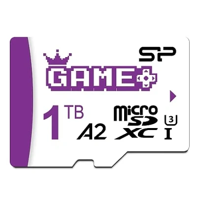 Immagine di Silicon Power 1TB Superior Gaming Micro SDXC UHS I (U3), V30 4K A2,High Speed MicroSD Card with Adapter, Design for Steam Deck, ROG Ally and Nintendo Switch