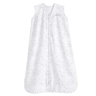 Immagine di Halo Sacco nanna per neonati, 0,5 tog, 100% cotone, luna di mezzanotte facile accesso cambio pannolini, Lullaby Trust Partners, unisex, ragazzi e ragazze, 0 6 mesi