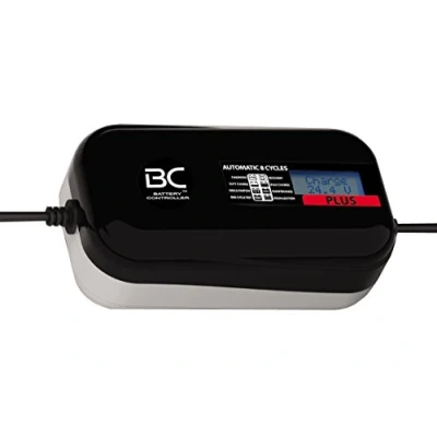 Immagine di BC Battery Controller PLUS 4000 24V 4A Caricabatteria e mantenitore digitale a 8 cicli di carica per tutte le batterie al piombo acido camion, furgoni barche