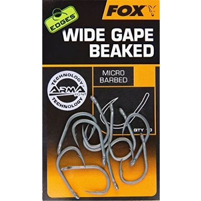 Immagine di Fox Edges Wide Gape Beaked Hooks Size 6 Micro Barbed Karper haken