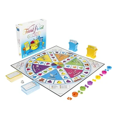 Immagine di Games E1921102 English Version, Trivial Pursuit Family Edition Game, Multicolor