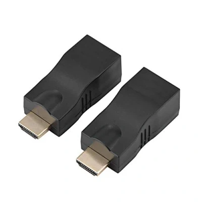 Immagine di Socobeta Prolunga Cavo di Rete da RJ45 A HDMI 1.4, ripetitore Extender 30m Convertitore su CAT 5e CAT6