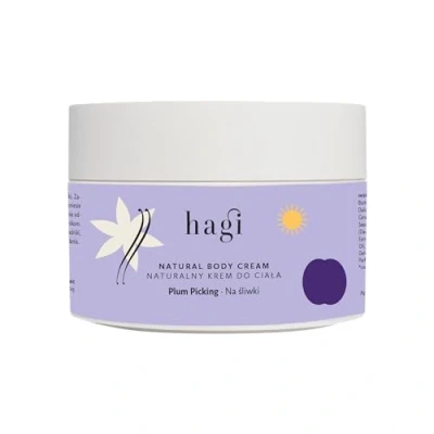 Immagine di Hagi Plum Picking Crema Corpo, Prugna Davidson Australiana &amp; Acido Ialuronico, Con Estratto Di Miele, Burro Karité E Cacao, Profondamente Nutriente Idratante, Tipi Pelle, 200ml